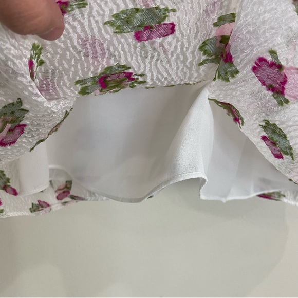 BuddyLove Blakely Peplum Short Sleeve Top - Calla Lily - Picture 9 of 13